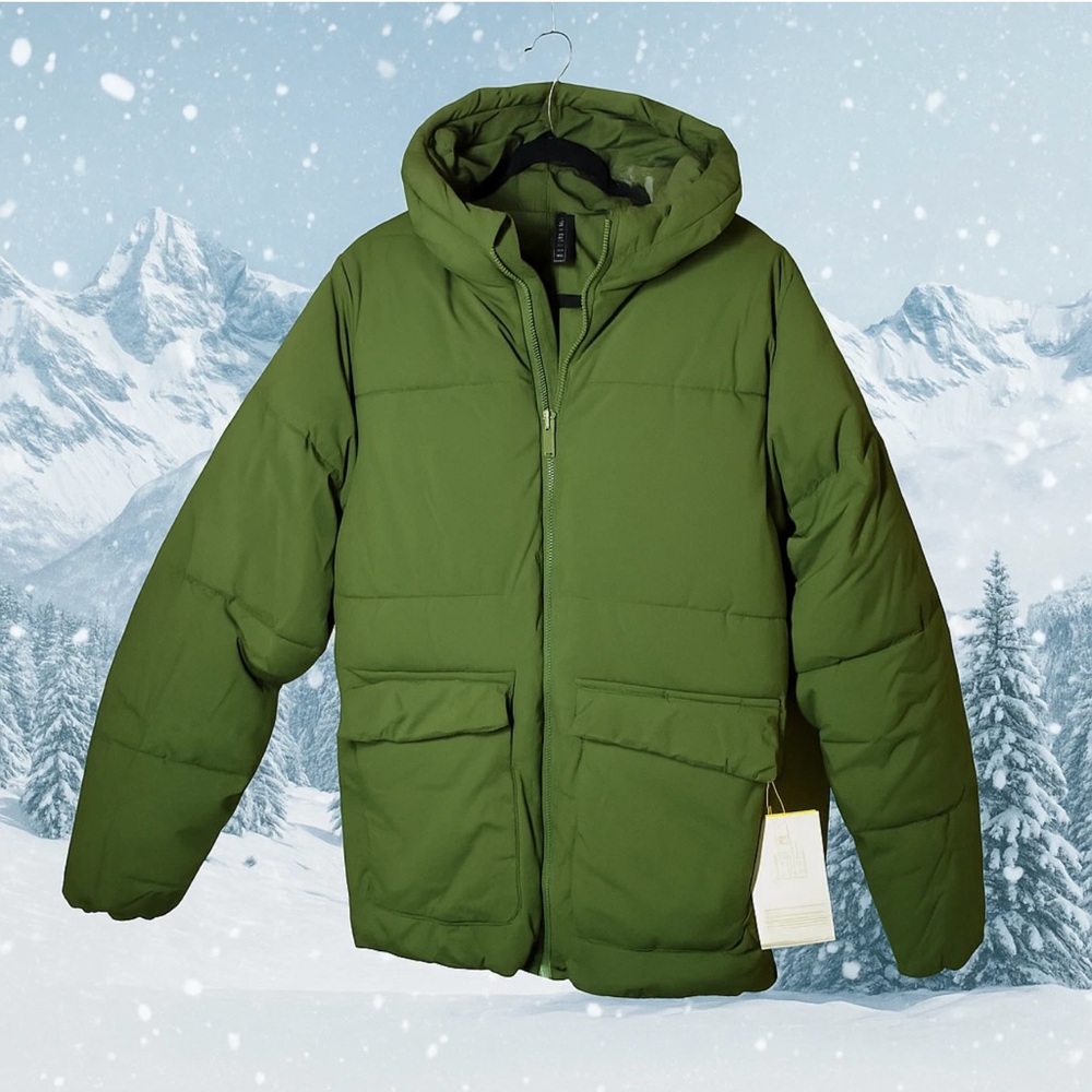 All in Motion Olive heavyweight Puffer Jacket